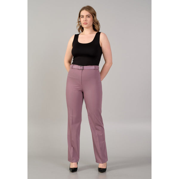 Pantalon tailleur coupe droite