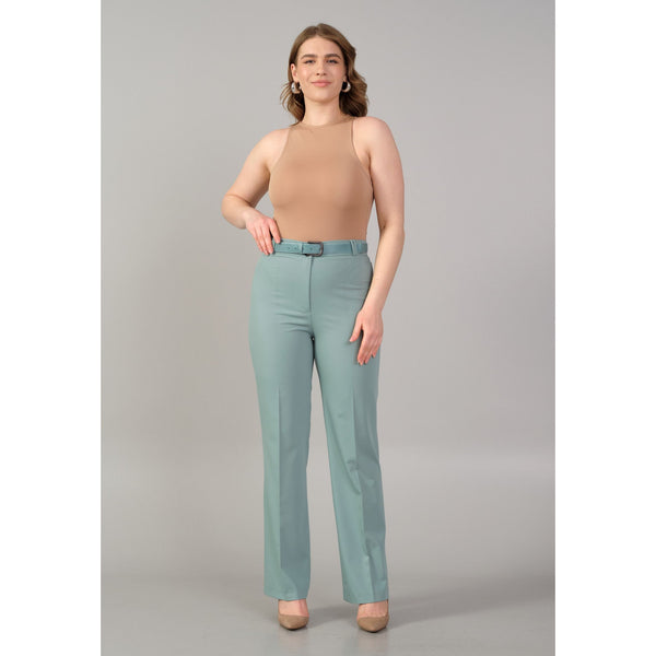 Pantalon tailleur coupe droite