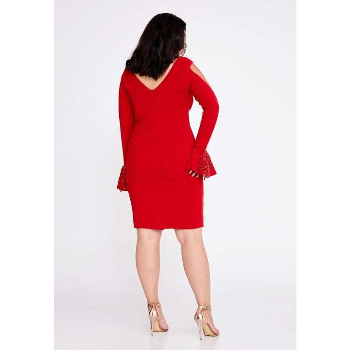 Robe rouge curvy