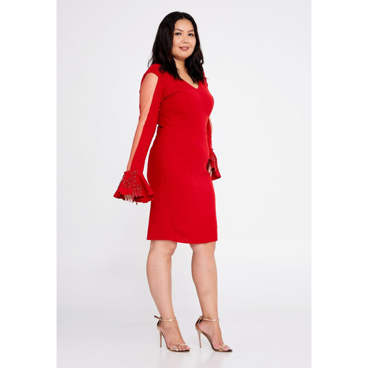 Robe rouge curvy